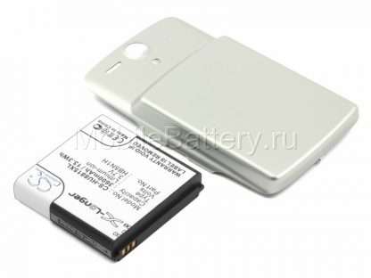 031.90627 Усиленный аккумулятор для Huawei Ascend G300, серебристая крышка