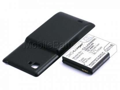031.90633 Усиленный аккумулятор для LG Optimus 4X HD (черная крышка)