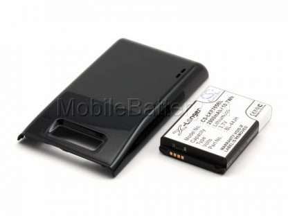 031.90656 Усиленный аккумулятор для LG P705 Optimus L7 (черная крышка)