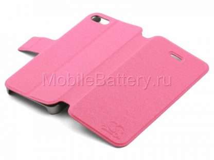 036.01004 Чехол-книжка для телефона Apple iPhone 5, 5S (розовый)