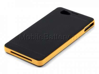 036.01036 Чехол-бампер для телефона Sony Xperia Z1 Compact (желтый)