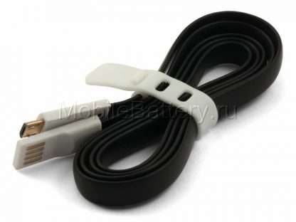 100.01021 Магнитный кабель синхронизации USB - Micro USB (черный, 100 см)