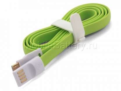100.01056 Магнитный кабель синхронизации USB - Micro USB (зеленый, 100 см)