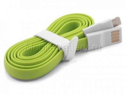 100.01061 Кабель синхронизации USB - Apple Lightning (зеленый, 100 см)