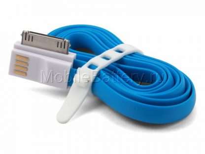 100.01070 Кабель синхронизации USB - Apple 30-pin MA591G/C (синий, 100 см)