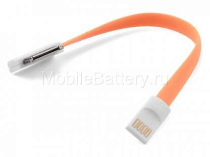 100.01071 Кабель синхронизации USB - Apple MA591G/C (оранжевый, 20 см)