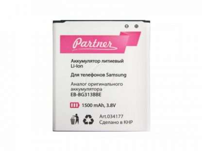 031.91997 Аккумулятор для Samsung Galaxy J1 Mini (EB-BG313BBE) Partner