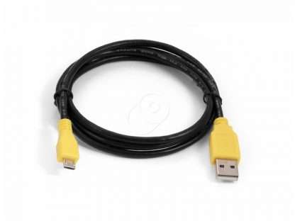 100.01084 Кабель синхронизации USB - Micro USB (100 см) желтый штекер