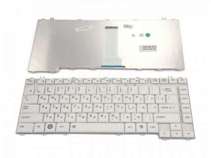201.00204 Клавиатура для ноутбука Toshiba 9J.N9082.E0R, NSK-TAE0R (белая)