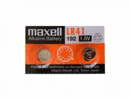 200.01211 Батарейка щелочная MAXELL LR41 (384, 392, G3) комплект 2 штуки