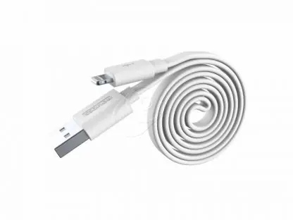 100.01131 Кабель USB - Lightning Romoss CB12f-161-03 (плоский, белый)