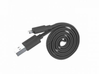 100.01132 Кабель USB - Lightning Romoss CB12f-162-03 (плоский, черный)