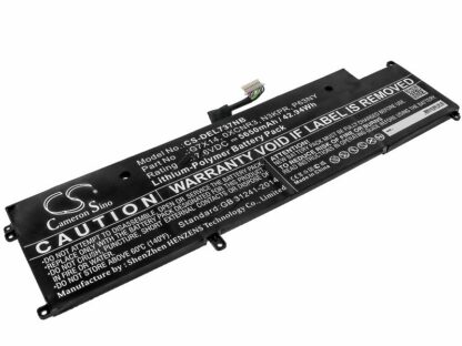 001.91724 Аккумулятор для ноутбука Dell Latitude 13 7370 (XCNR3) 5650mAh