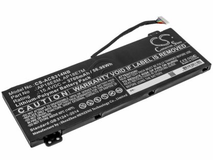 001.91734 Аккумулятор для ноутбука Nitro 5 AN515 (AP18E8M) 3700mAh