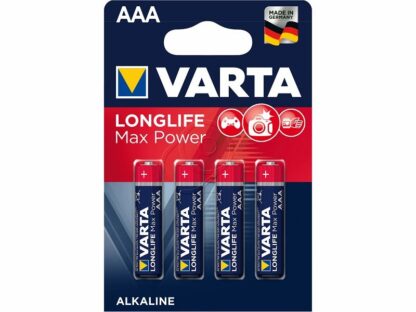 200.01257 Батарейки мизинчиковые VARTA LR03 LongLife Max Power (4 шт)