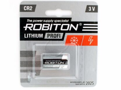 200.01295 Батарейка литиевая Robiton Lithium Profi, 3V (CR2, RCR2)
