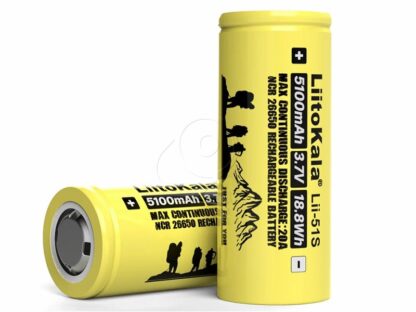 200.01313 Аккумулятор LiitoKala типа 26650 (5100mAh, Li-ion) без защиты