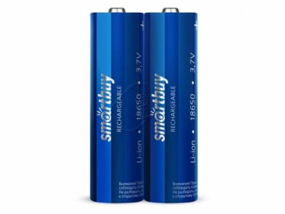 200.01359 Аккумулятор SmartBuy ICR18650 с защитой, 2000mAh (2 штуки)